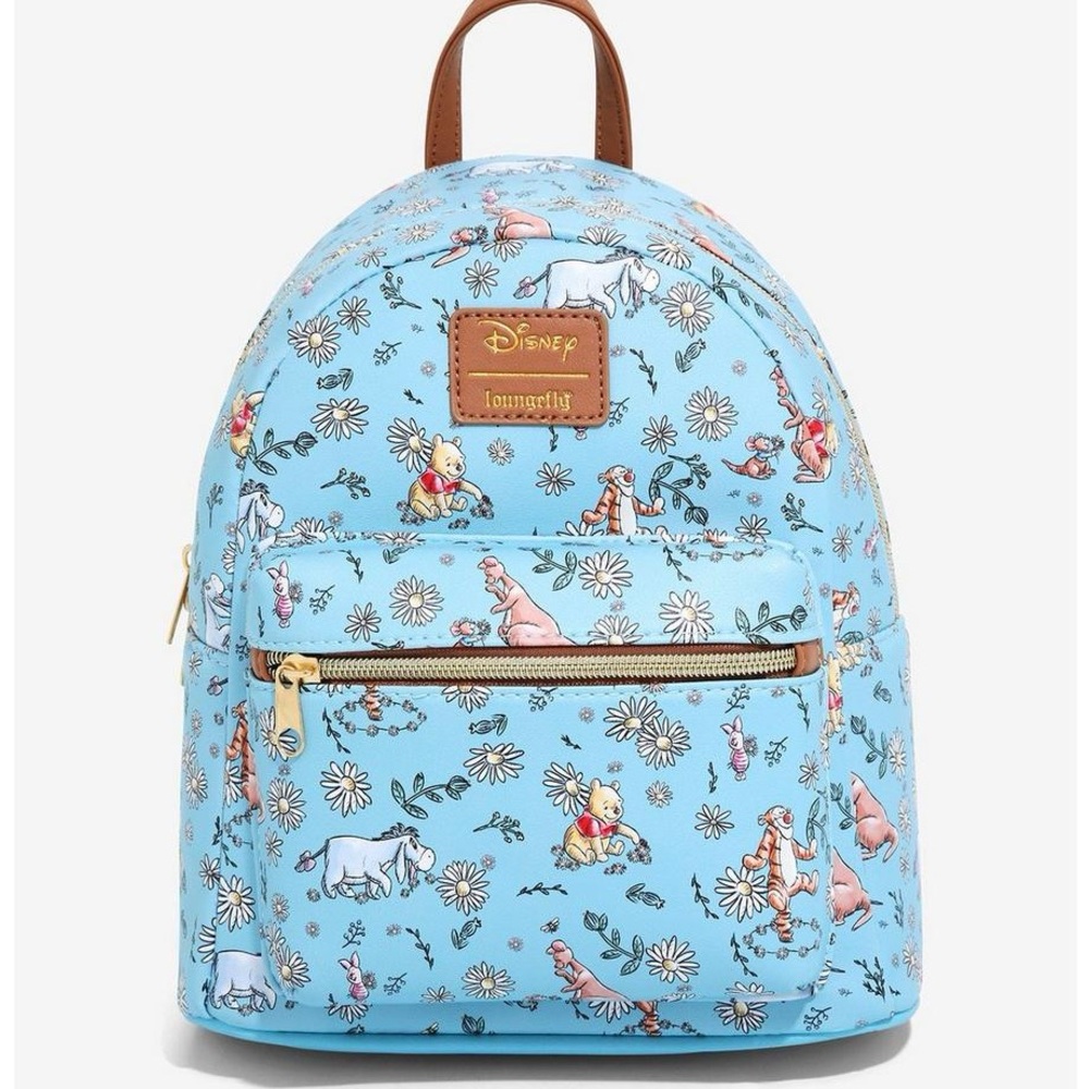 Loungefly Disney Winnie The Pooh Sketch Daisies Mini‎ Backpack